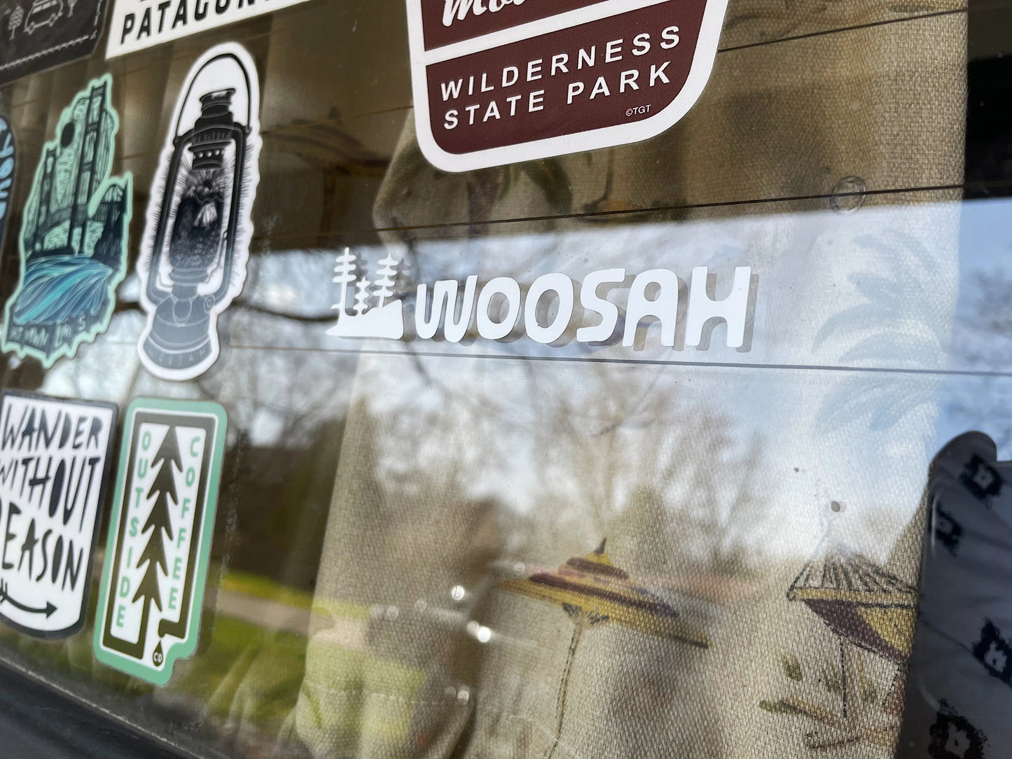 Woosah Vinyl Sticker