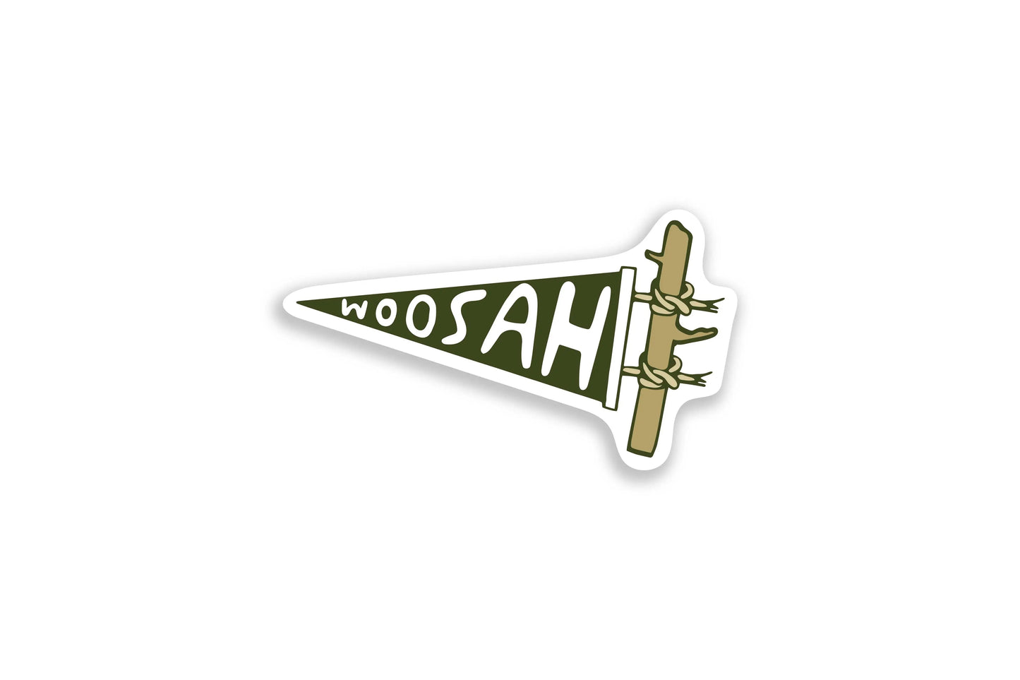 Woosah Flag Sticker