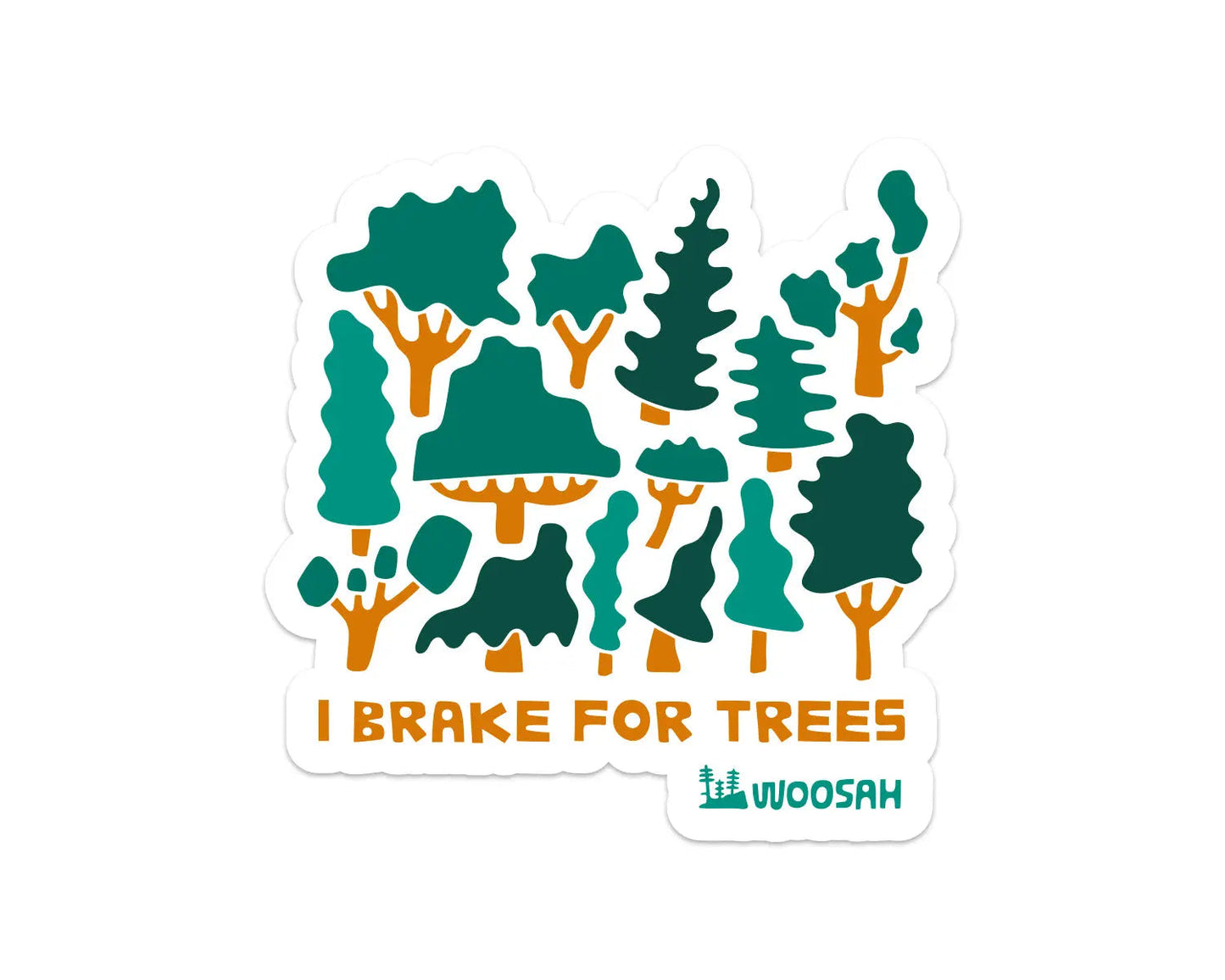 Brake for Trees Sticker