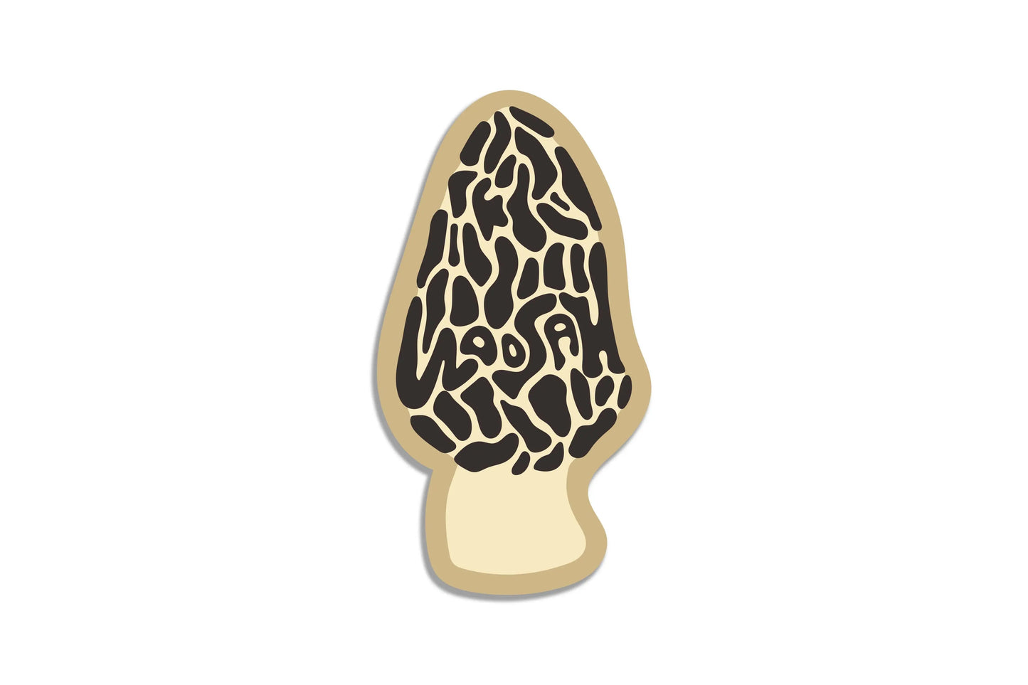 Morel Sticker