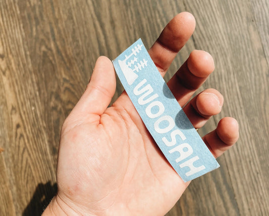 Woosah Vinyl Sticker